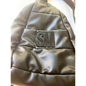 Seven Madden Black Single&Double Shoulder Interchangeable Backpack-Strap Broke